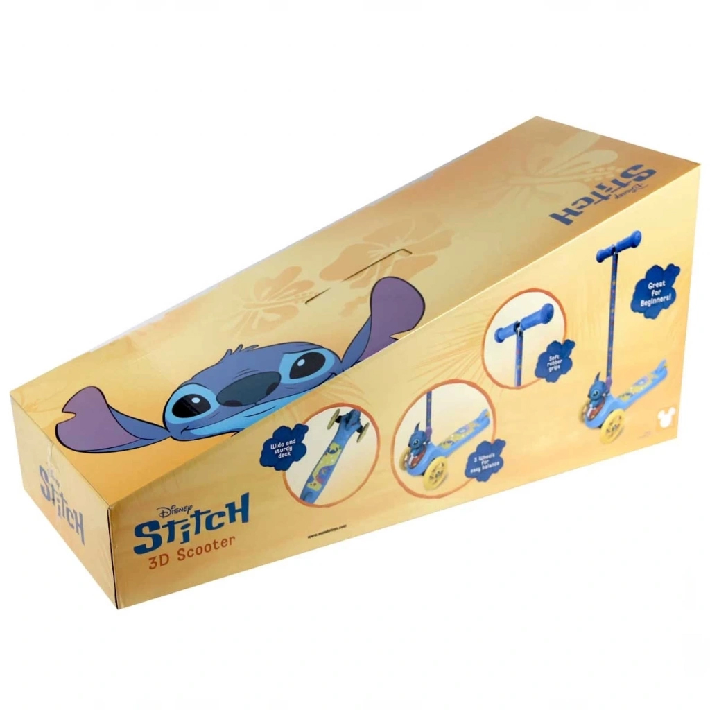 Disney Stitch 3D триколесен скутер - Mondo Toys изображение 2