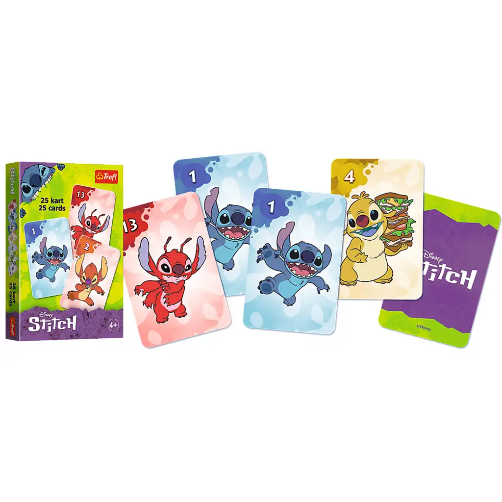 Disney: Stitch Черен Петър картова игра - Trefl изображение 2