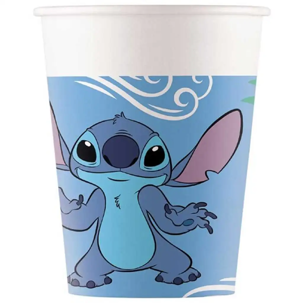 Disney Stitch хартиена чаша 8бр. комплект 200мл изображение 1