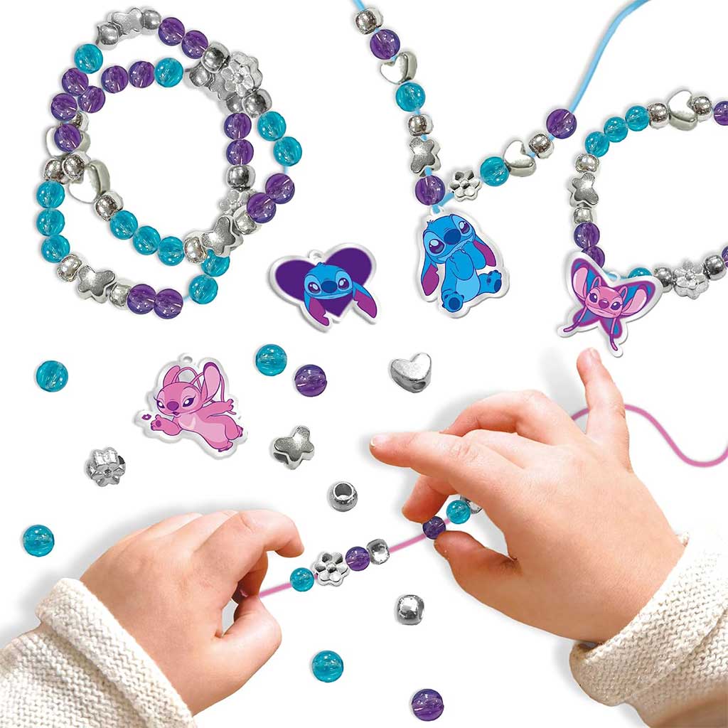 Disney Stitch Кутия за бижута с нанизваеми мъниста - Lisciani изображение 4