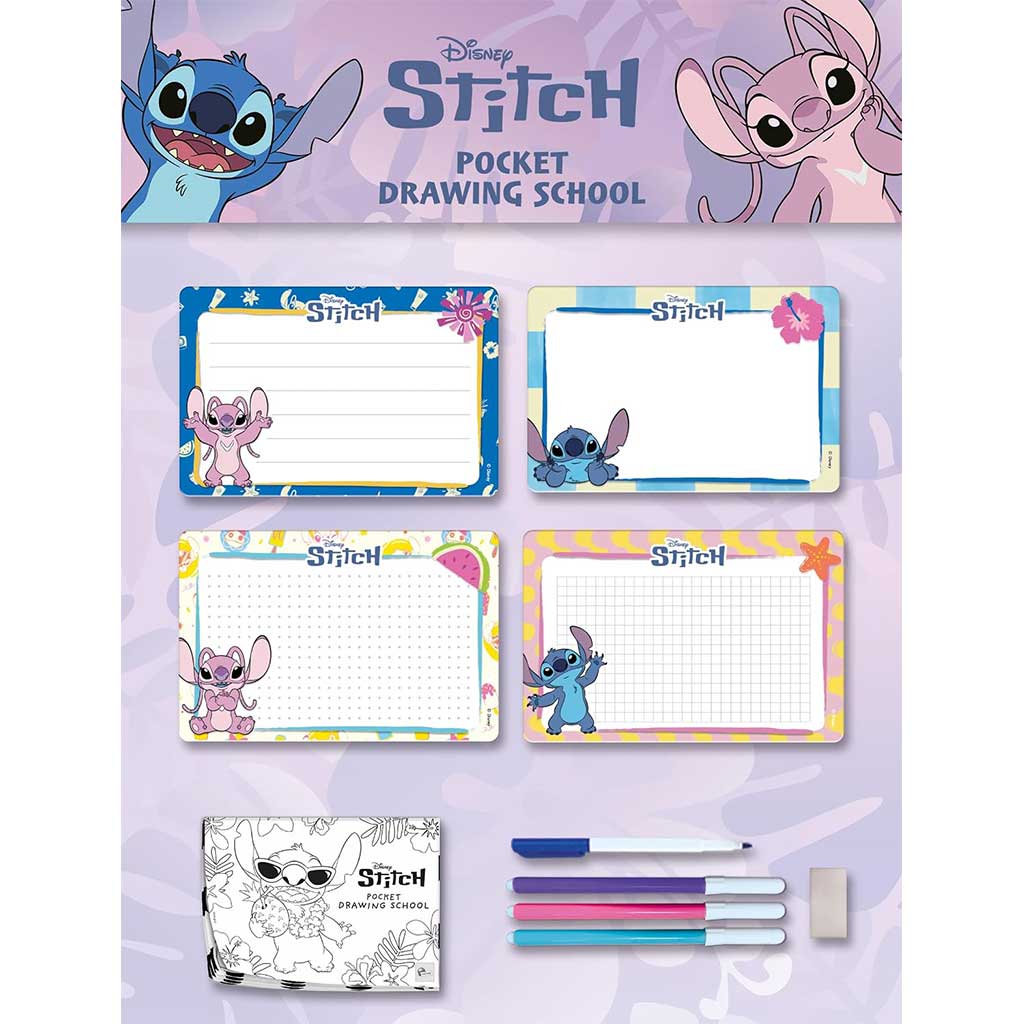 Disney Stitch Малък размер рисувателно училище - Lisciani изображение 3