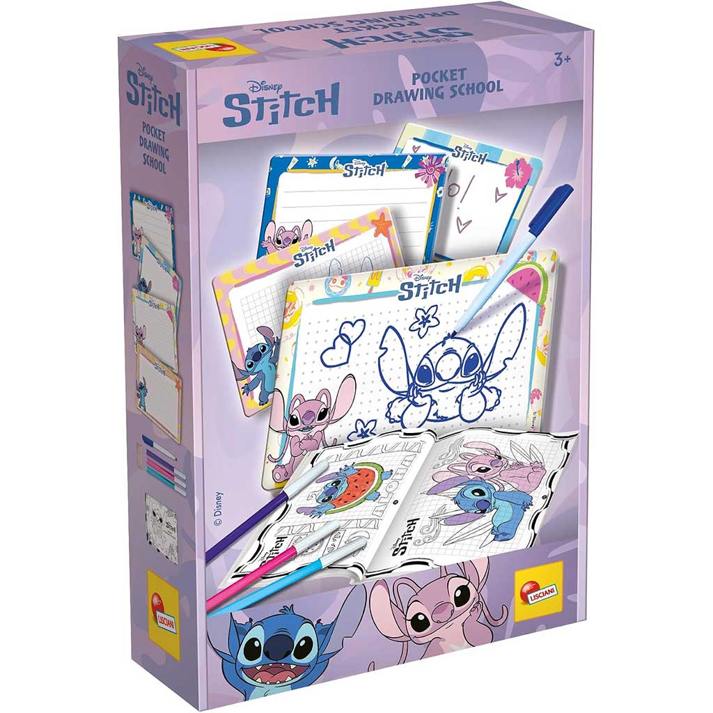 Disney Stitch Малък размер рисувателно училище - Lisciani изображение 1