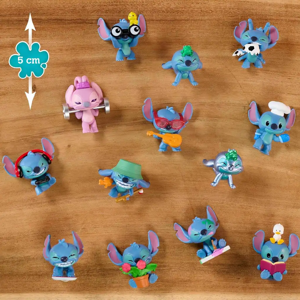 Disney Stitch мини изненада фигура в капсула с форма на ананас 4-та серия 1бр. изображение 3