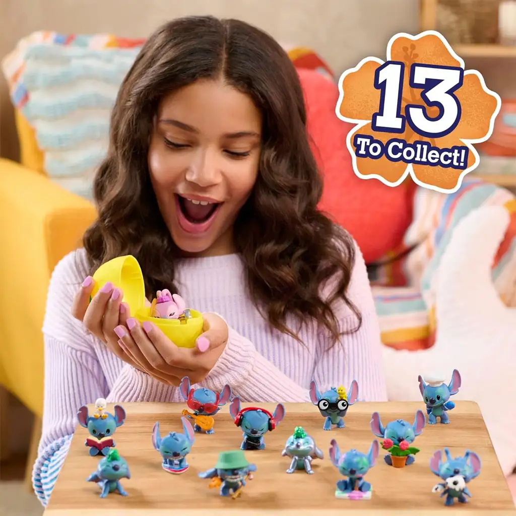Disney Stitch мини изненада фигура в капсула с форма на ананас 4-та серия 1бр. изображение 4