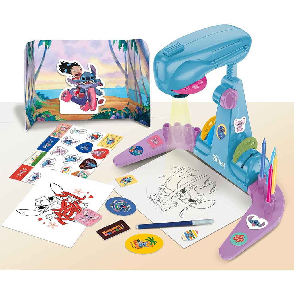 Disney Stitch Проекторен комплект за оцветяване - Lisciani изображение 2