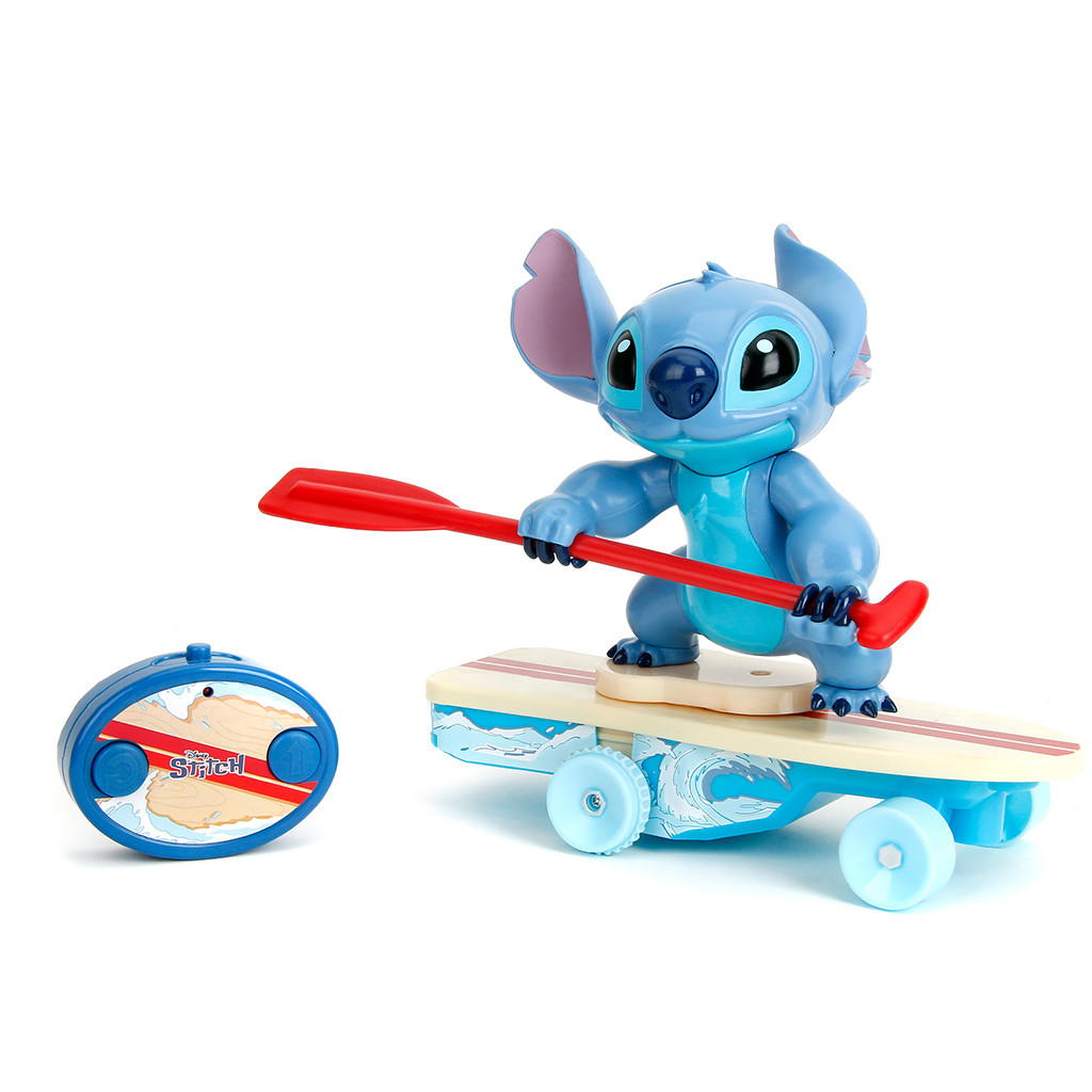 Disney Stitch RC дистанционно управление сърф дъска 25 см - Jada Toys изображение 3