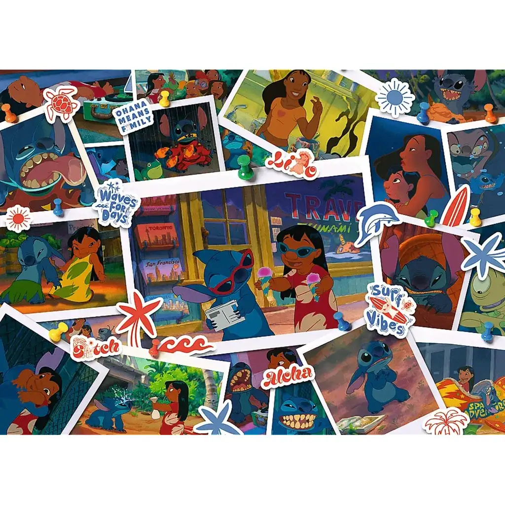 Disney: Stitch сладки спомени 1000 части пъзел - Trefl изображение 2