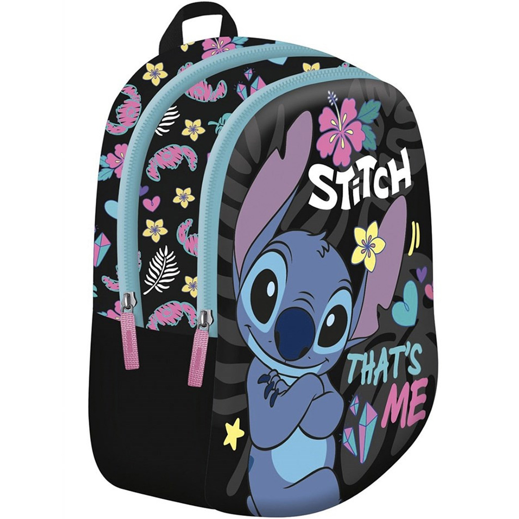 Disney Stitch That's Me черен детски ранец 29x22x9 см изображение 1