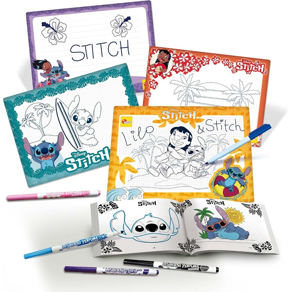 Disney Stitch училище за рисуване комплект - Lisciani изображение 2