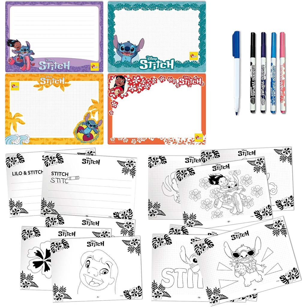 Disney Stitch училище за рисуване комплект - Lisciani изображение 3