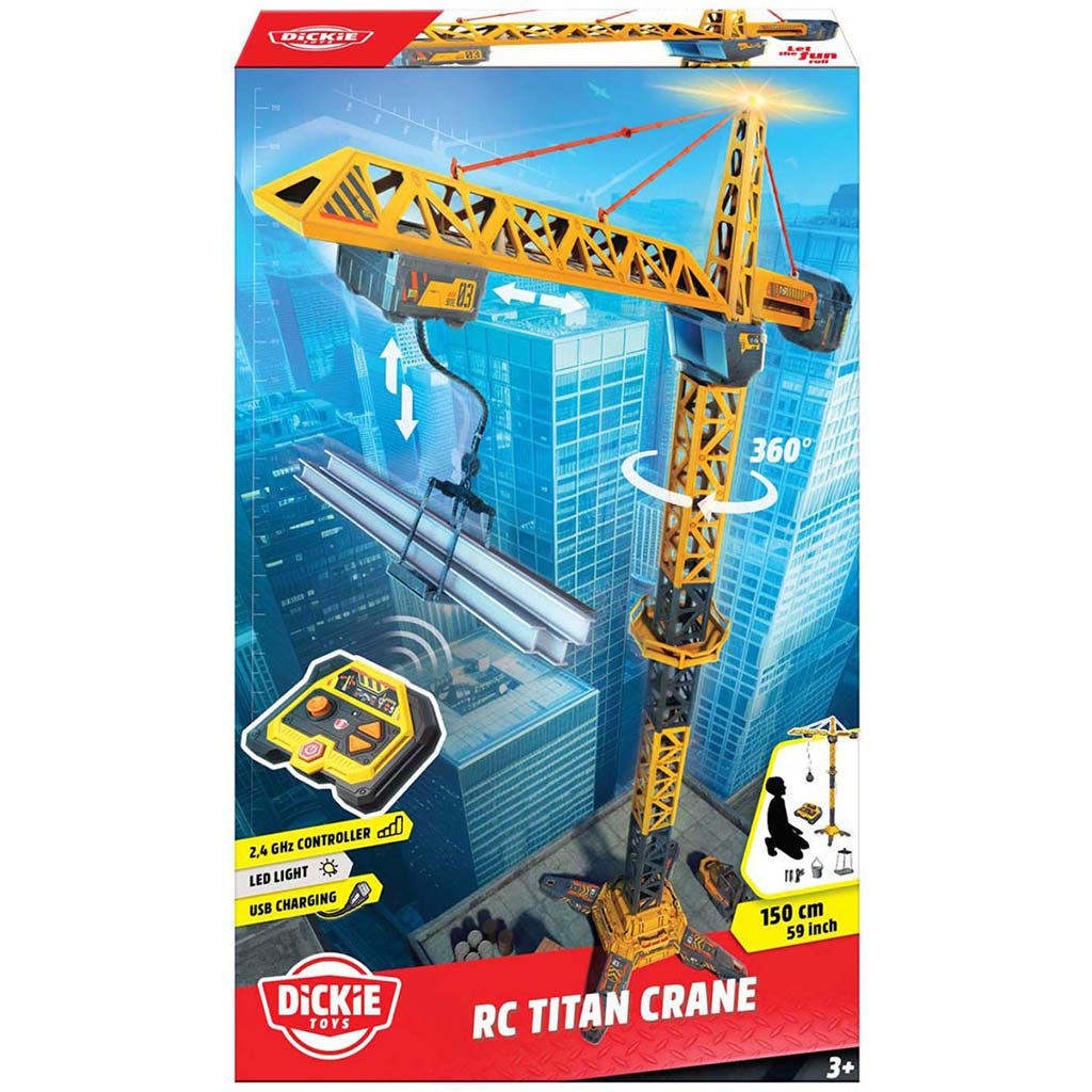 Дистанционно управляем кран Titan 150см - Dickie Toys изображение 1
