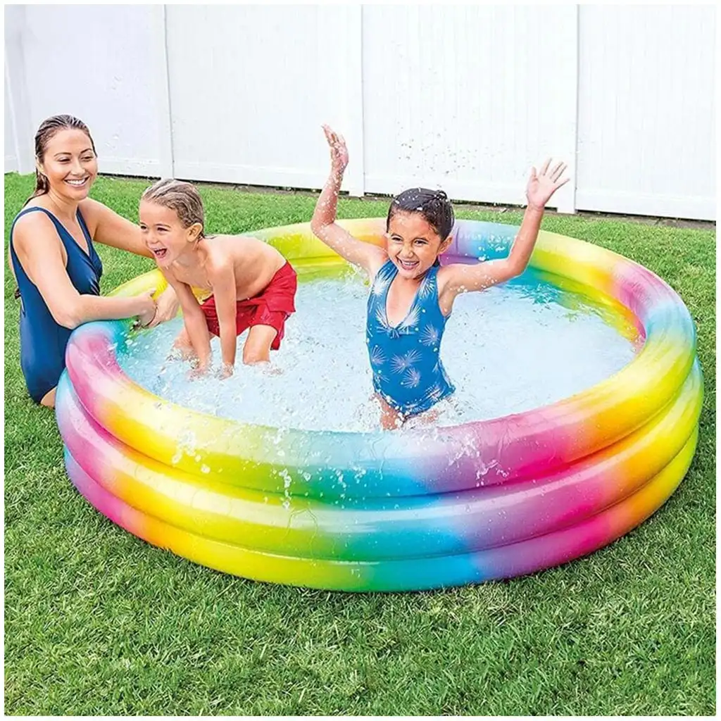 Дивата геометрия 3 пръстенов басейн 168x38см - Intex изображение 2