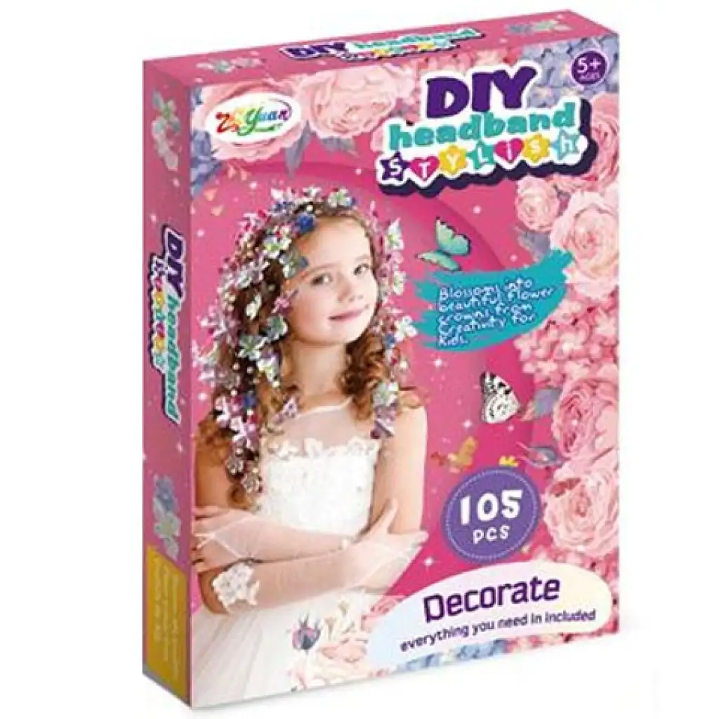 DIY Лента за глава за декорация комплект 105бр. изображение 1
