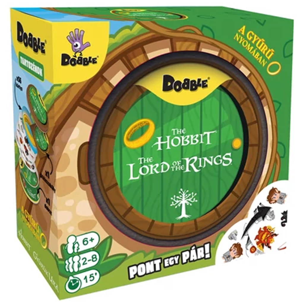 Dobble Hobbit - По следите на пръстена настолна игра изображение 1