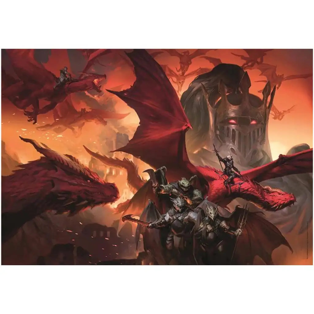 Dungeons & Dragons 1000 части пъзел с постер - Clementoni изображение 2