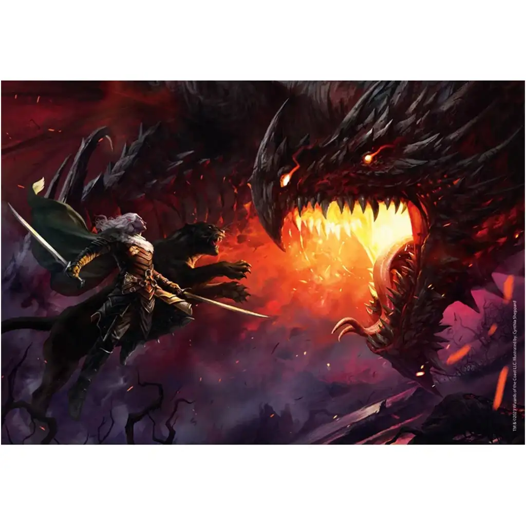 Dungeons & Dragons – Битка с дракони 1000 части пъзел с постер - Clementoni изображение 2