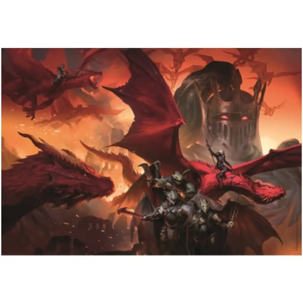 Dungeons & Dragons: Червен дракон HQC 1000 части пъзел - Clementoni изображение 2