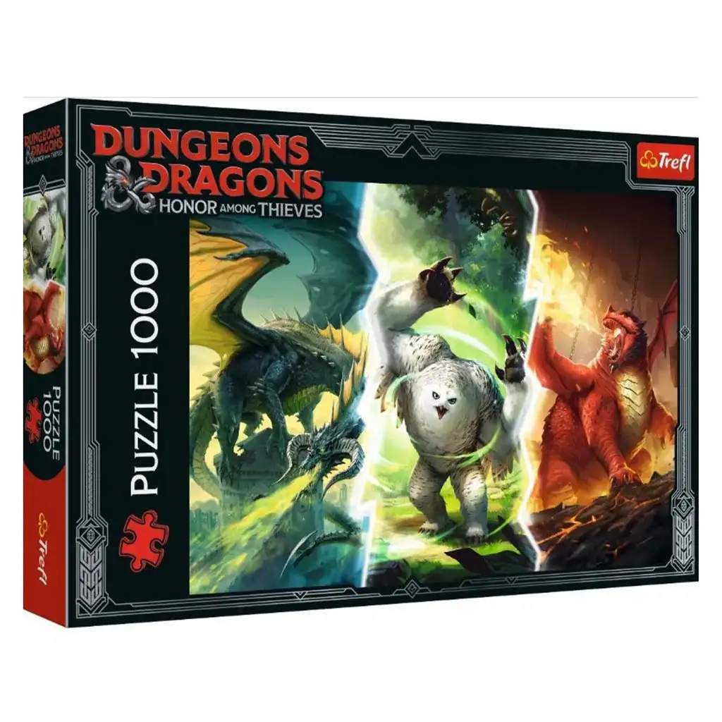Dungeons & Dragons Легендарни чудовища 1000 части пъзел - Trefl изображение 1
