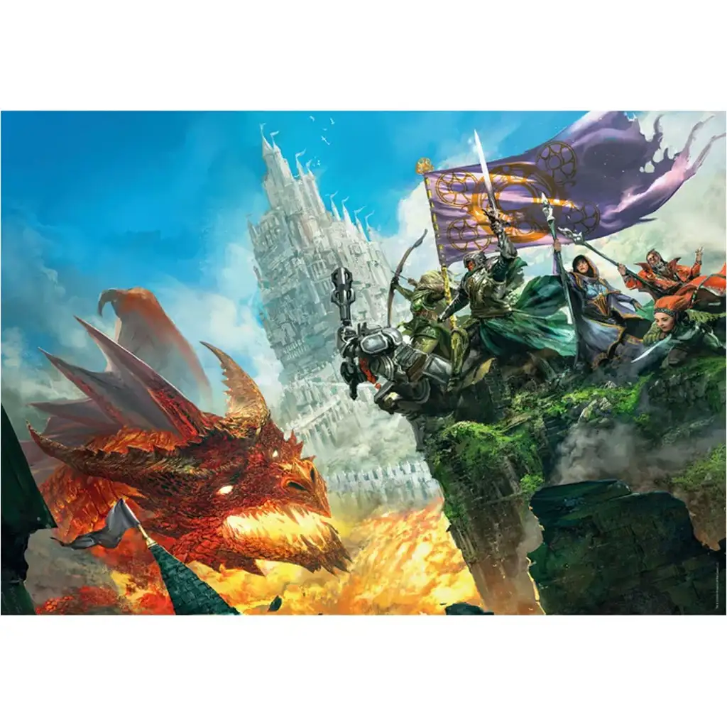 Dungeons & Dragons – Земята на пламъците 500 части пъзел - Clementoni изображение 2