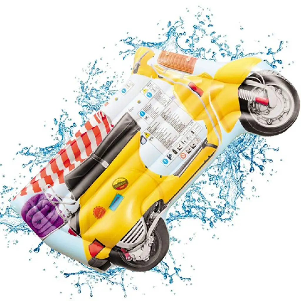 Джъмбо Ретро мотор надуваем дюшек 113x183см - Mondo Toys изображение 2
