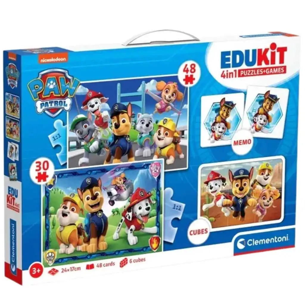 Edukit: Патрул на лапите 4 в 1 игрален комплект - Clementoni изображение 1