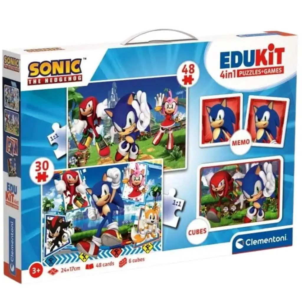 Edukit: Sonic 4 в 1 игрален комплект - Clementoni изображение 1