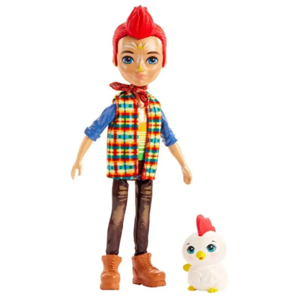 Enchantimals Edward Rooster фигура и Cluck петел животнофигура - Mattel изображение 2