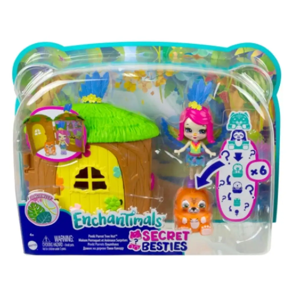 Enchantimals: Telis-Tele Къща за папагали комплект - Mattel изображение 2