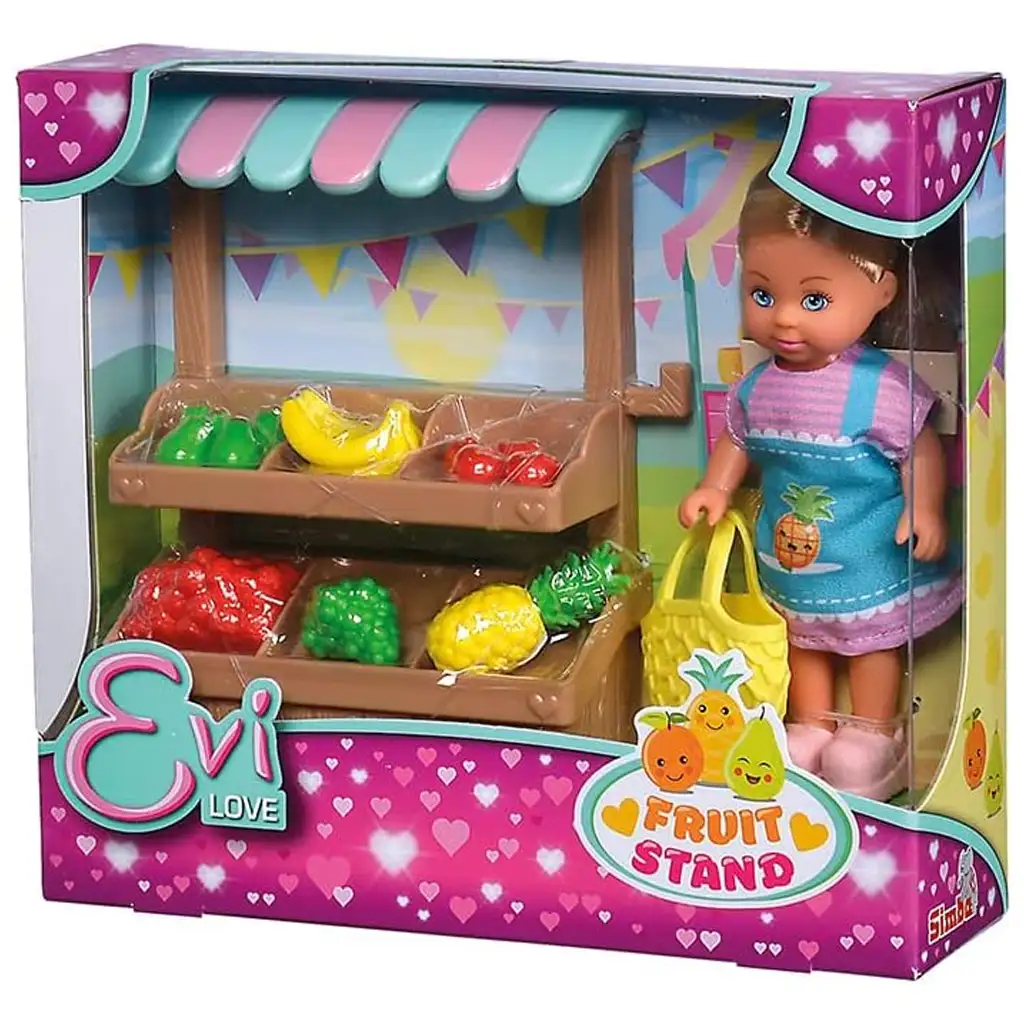 Еви Лав: Играчка комплект с Еви кукла и плодова сергия - Simba Toys изображение 7