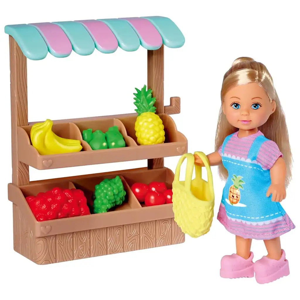Еви Лав: Играчка комплект с Еви кукла и плодова сергия - Simba Toys изображение 1