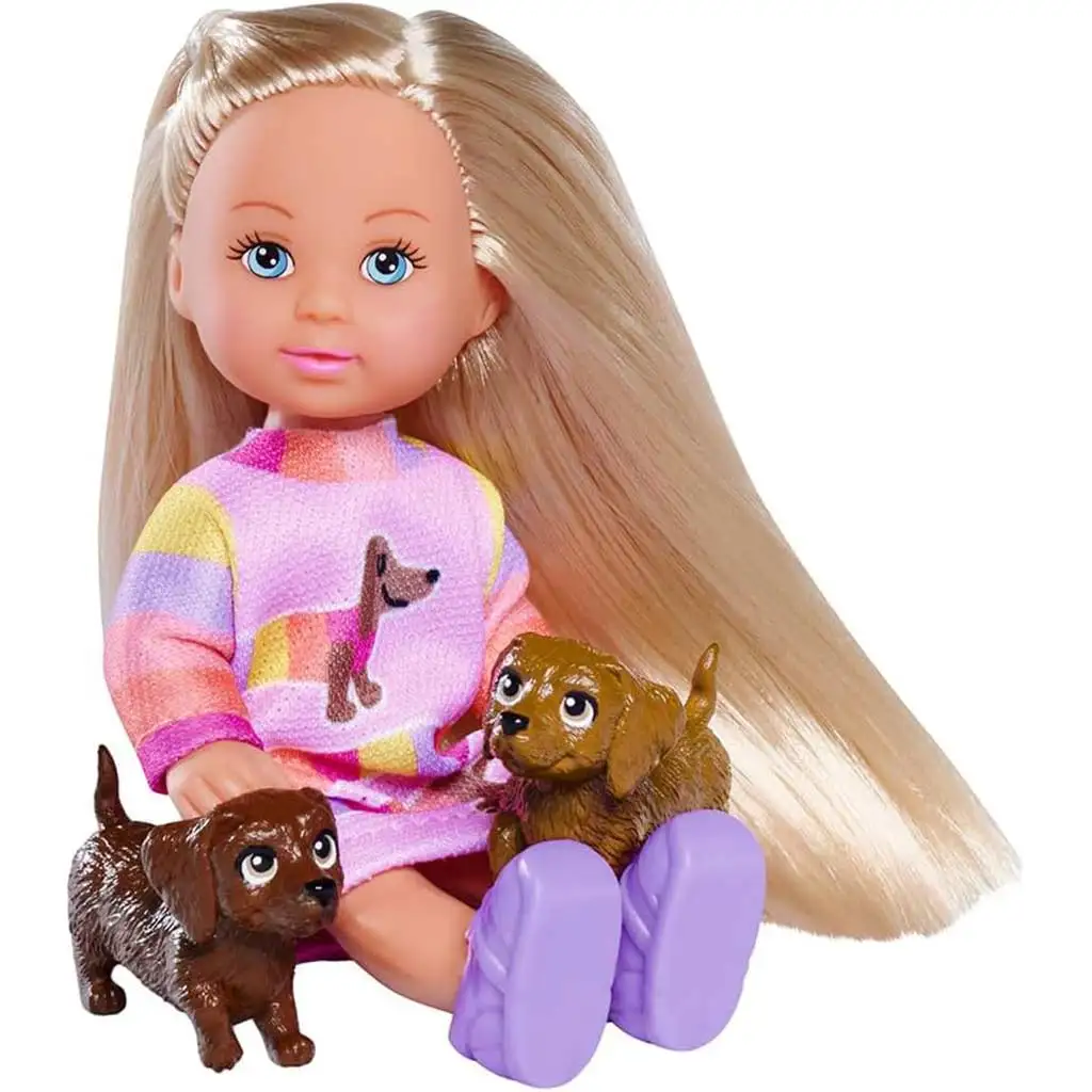 Evi Love: Еви кукла с две малки кученца - Simba toys изображение 3