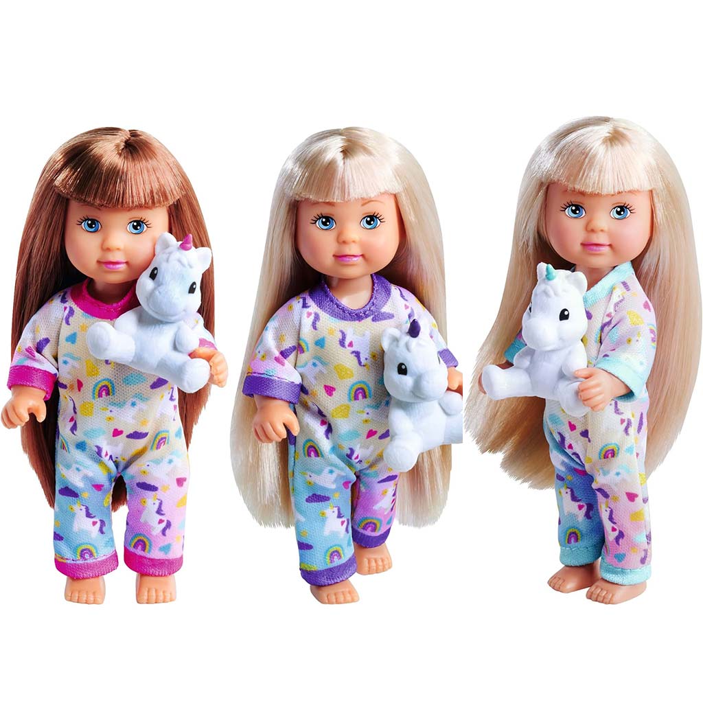 Evi Love: Еви кукла в пижама с еднорог в различни варианти - Simba Toys изображение 2