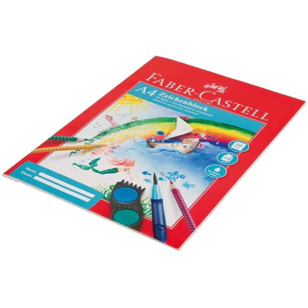 Faber-Castell: A4 скицник – 20 листа, с хартия 100 г изображение 1