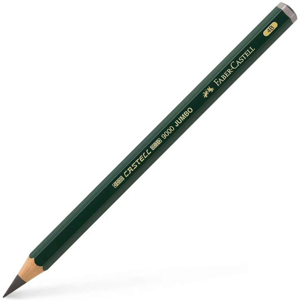 Faber-Castell: Castell 9000 Jumbo 4B графитен молив изображение 1
