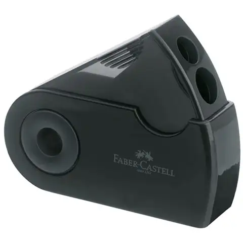 Faber-Castell: Черен двоен острилник изображение 1