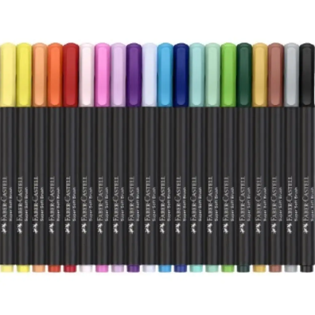 Faber-Castell: Черна серия 20бр. цветни маркери комплект изображение 2