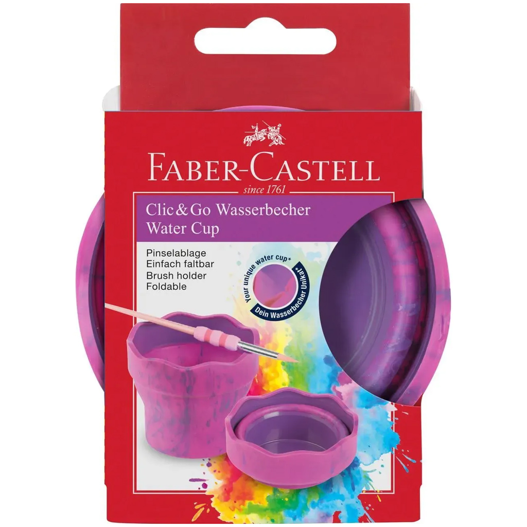 Faber-Castell: Click and Go розов мраморен палитра изображение 1