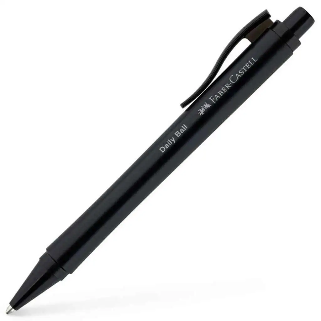 Faber-Castell: Daily Ball синьо мастилено перо с черно тяло изображение 1