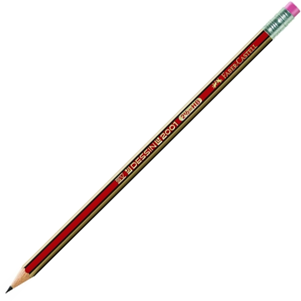 Faber-Castell: Dessin 2001 графитен молив с гума HB 1бр изображение 1