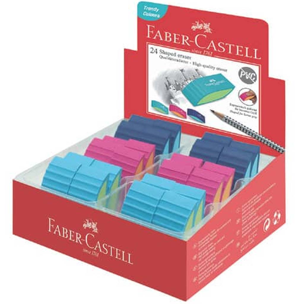 Faber-Castell: Двуцветен гумичка в различни цветове 1бр изображение 1