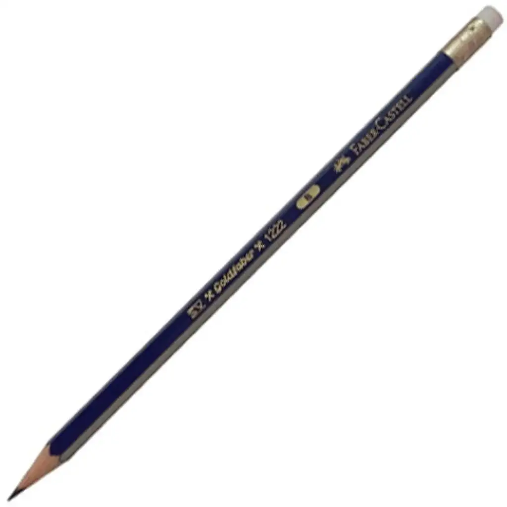 Faber-Castell: Goldfaber графитен молив с гума B изображение 1