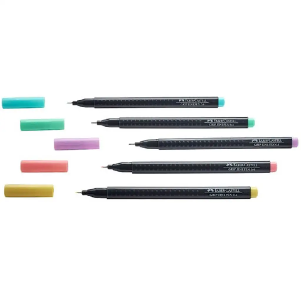 Faber-Castell: Grip 0,4mm пастелни маркери комплект 5бр изображение 2