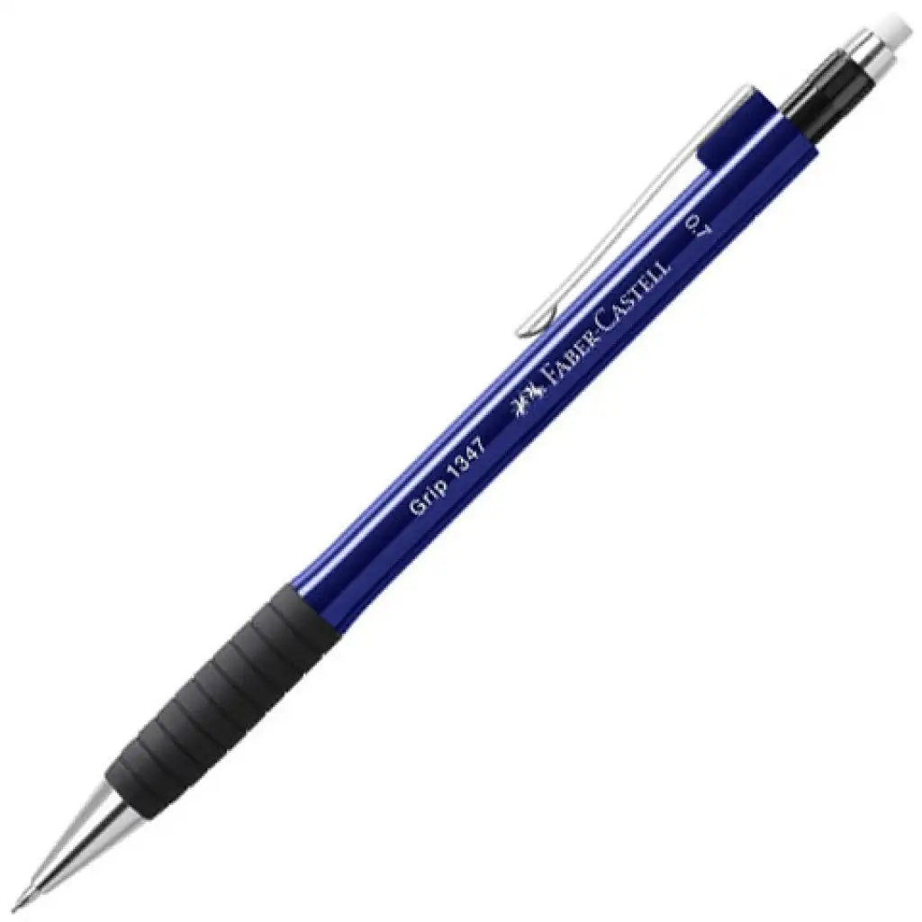 Faber-Castell: Grip 1347 молив с пълнител 0,7mm тъмен син цвят изображение 1