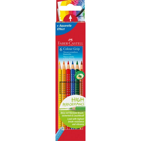 Faber-Castell: Grip 2001 комплект цветни моливи 6бр. изображение 1