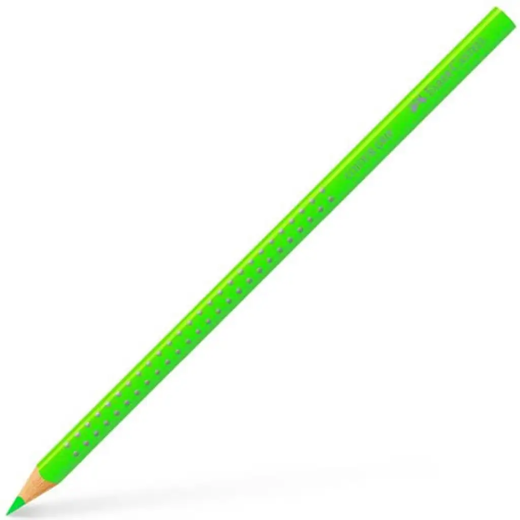 Faber-Castell: Grip 2001 Неон зелена цветна молив изображение 1