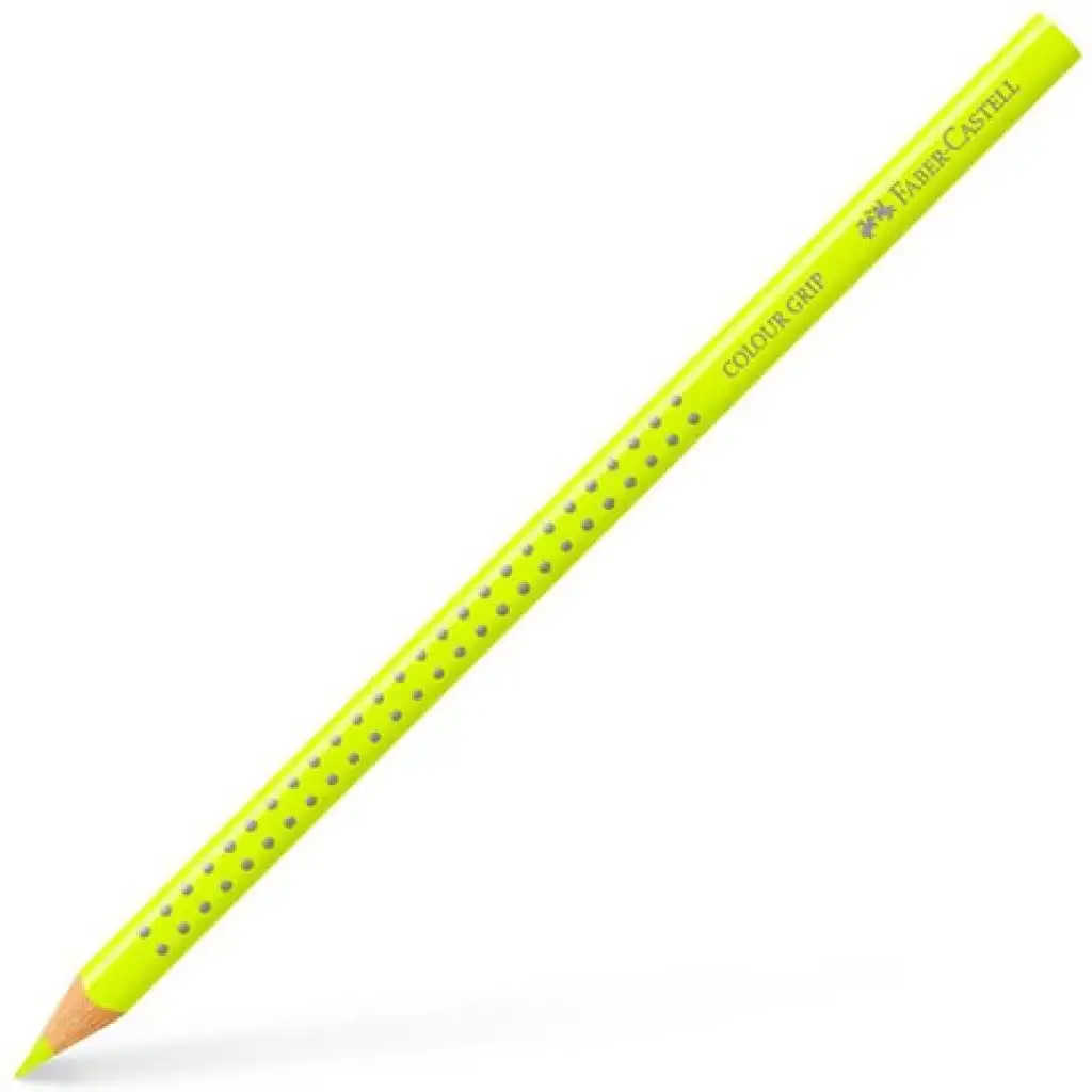 Faber-Castell: Grip 2001 Неон жълт цветен молив изображение 1