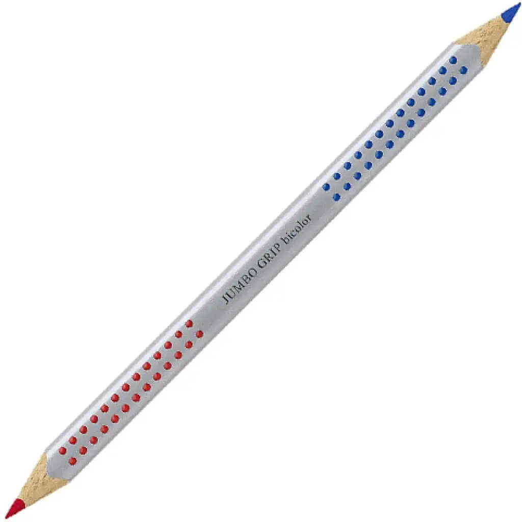 Faber-Castell: Grip Junior дебел син-червен флумастер изображение 1