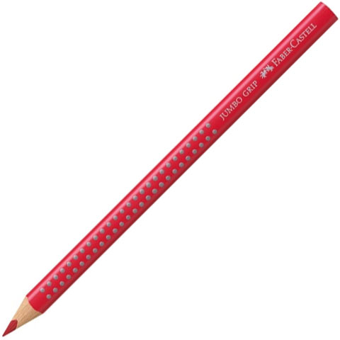 Faber-Castell: Jumbo Grip 2001 цветен молив тъмен червен изображение 1