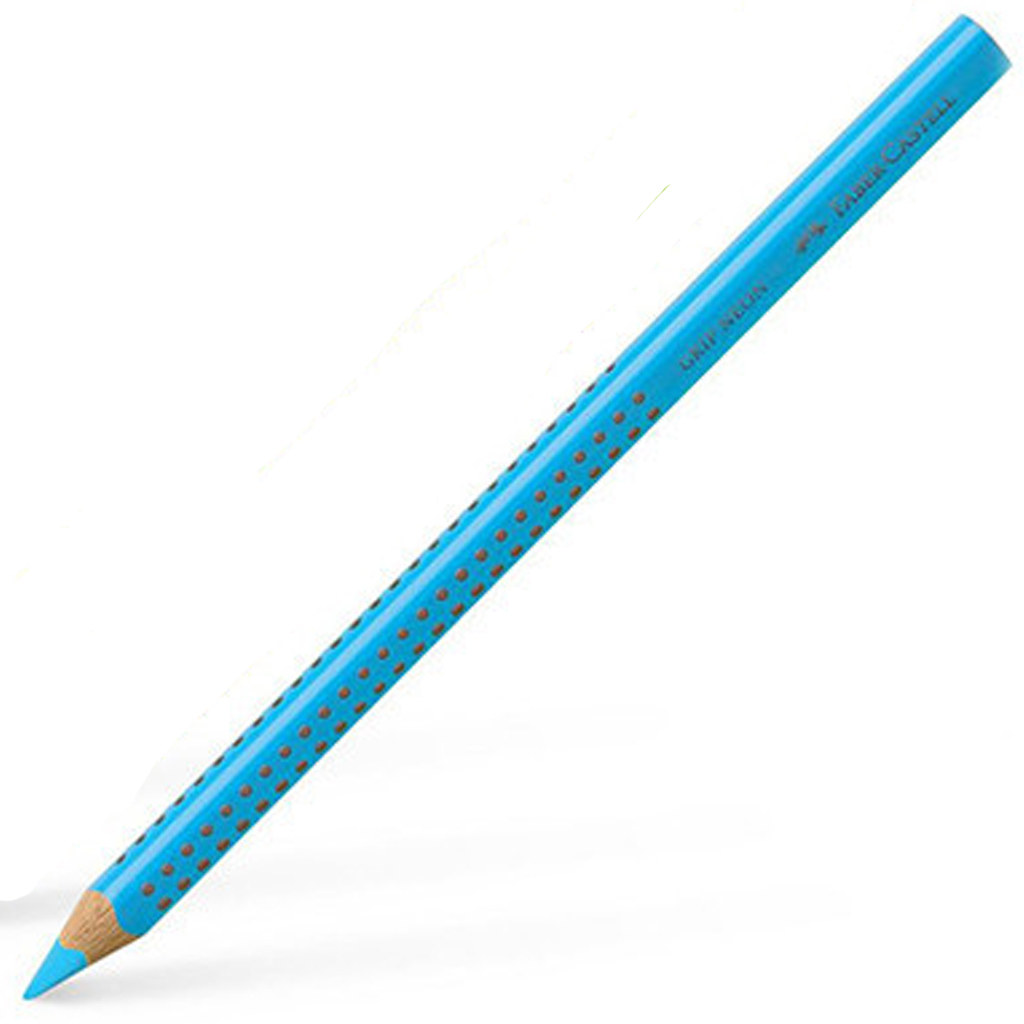 Faber-Castell: Jumbo Grip цветен молив неоново синьо изображение 1