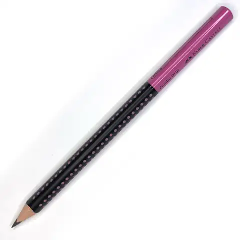 Faber-Castell: Jumbo Grip HB графитен молив розово-черно 1бр изображение 1